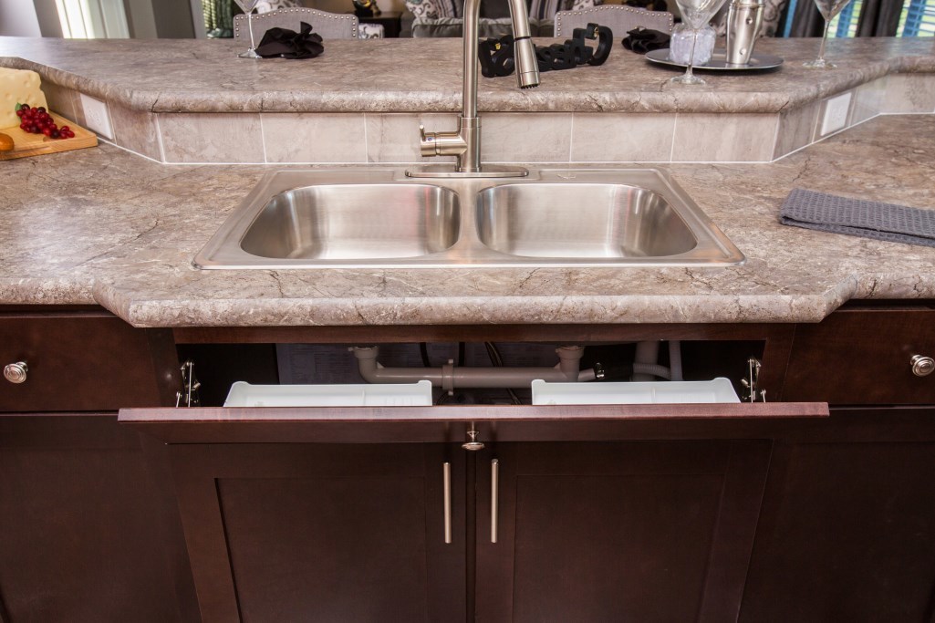 Opt Tip Out Trays At Kitchen Sink R Anell Homes Expand